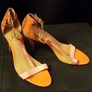 Calvin Klein Snakeskin Heels